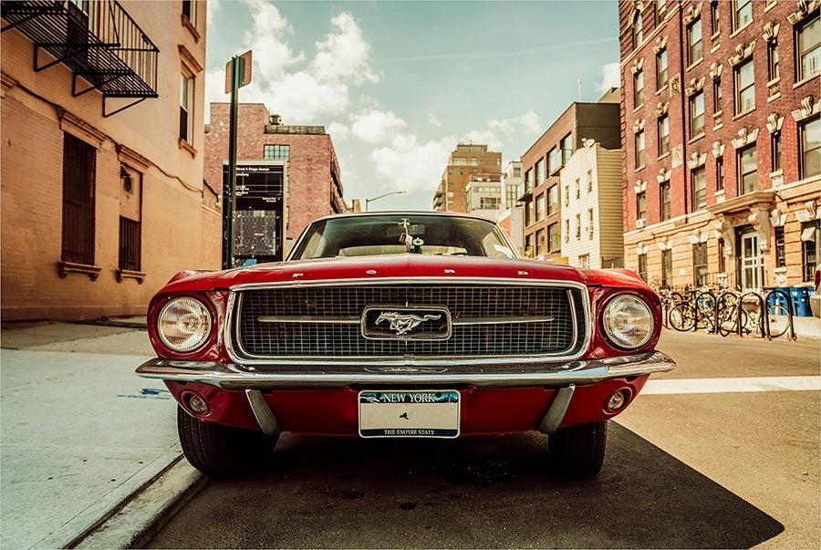 mustang ford classic artwork 
