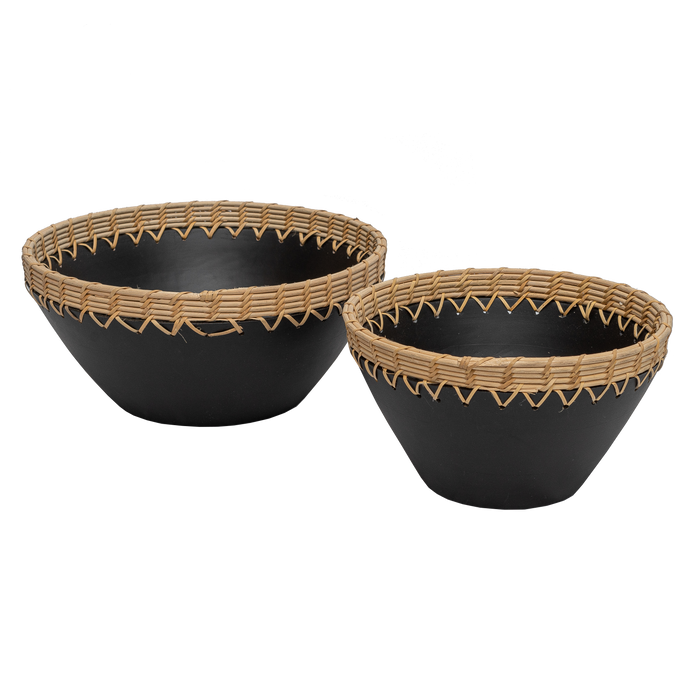 tribal woven bowls
