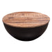 salem mango wood drum table